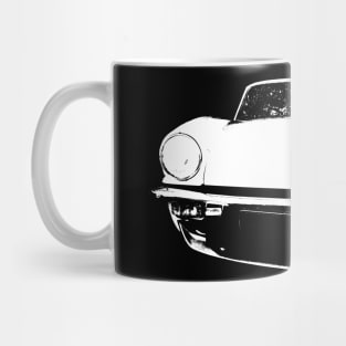 Triumph Spitfire British classic car monoblock white Mug